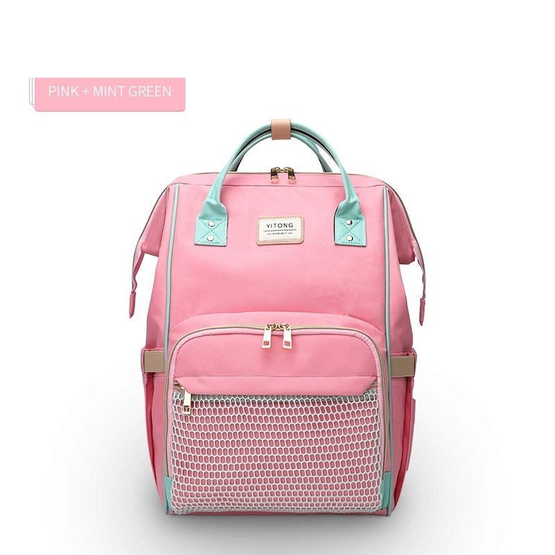 SS Maternity Nappy Bag Powder mint green