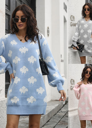 SS Knit Balloon Dress