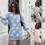 Women's Cloud Knit Balloon Dress