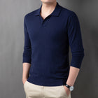 Business Casual Knitwear Navy Blue
