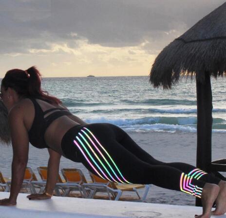 SS Glowing Leggings Black