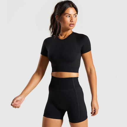 Seamless Knitted Yoga Set