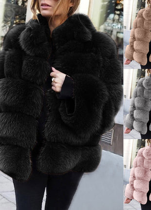 SS faux fur jacket