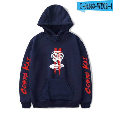Men's Peripheral printed sweater Navy blue B