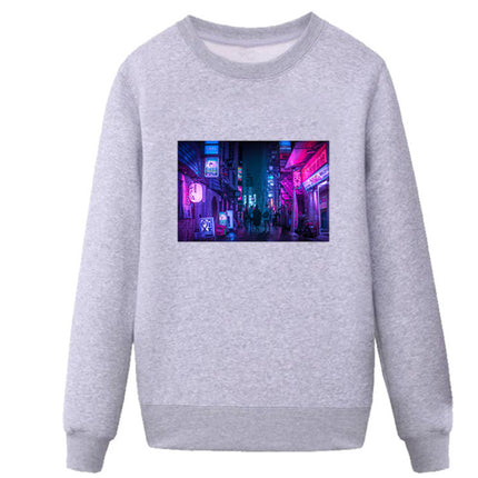 Two dimensional Plush men's sweater