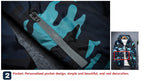 Camouflage Jackets Casual Mens Hooded Luminous Zipper Jacket