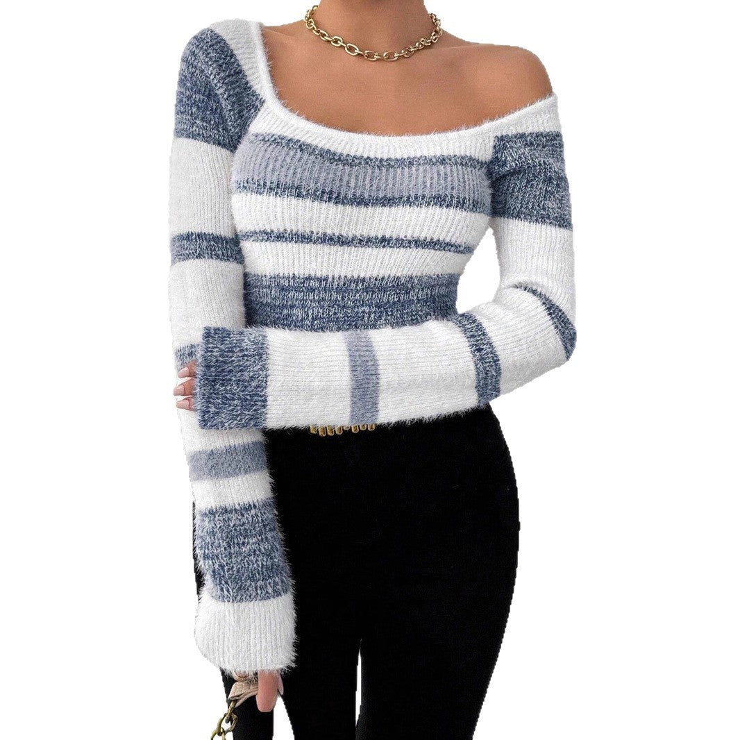 Striped Sweater For Women
