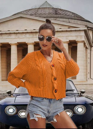 SS Button Down Sweater