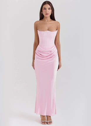 SS Party Evening Dress Pink