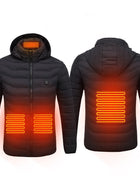 SS Thermal Men's Winter Jacket Black Zone4