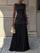 Knitted Vest Sexy Slim Knit Dress Black