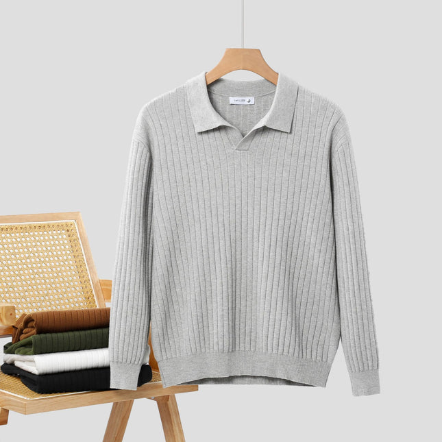 Men's Casual Sweater Light Gray