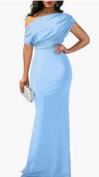 SS Formal Party Dress Light blue