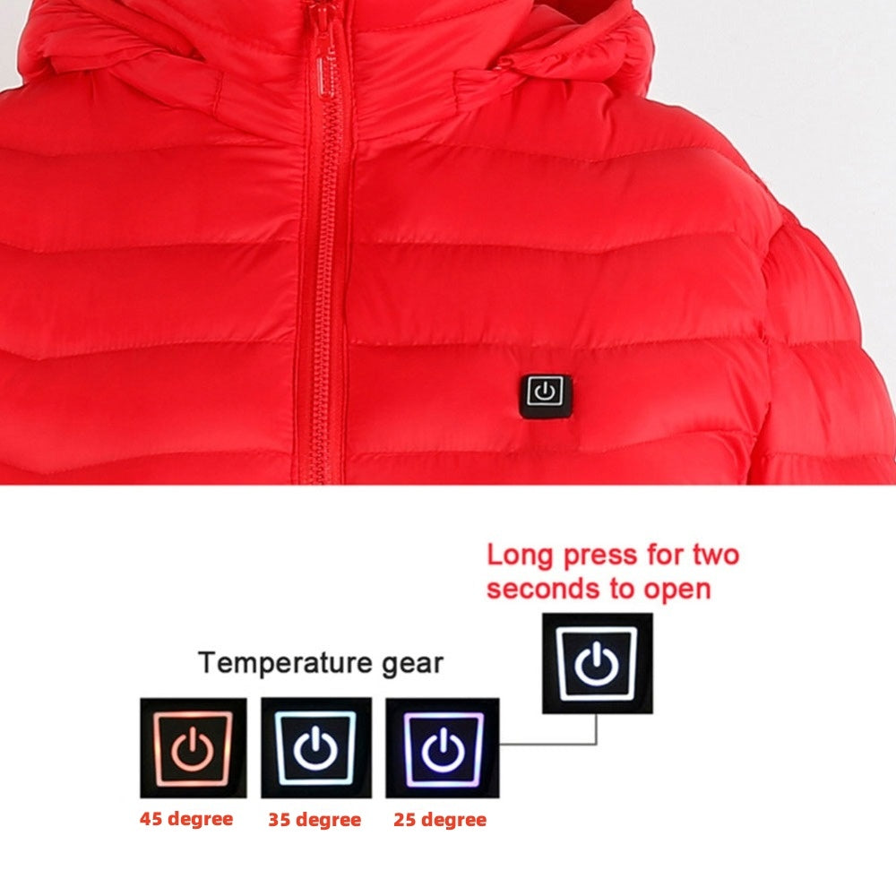 New Heated Thermal Men's Winter Jacket