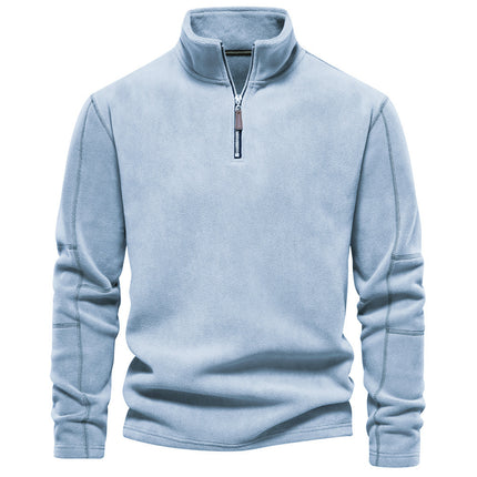 Men's Autumn And Winter Sweater Light blue