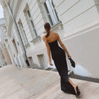 Off-shoulder Backless Bandeau Party Dress
