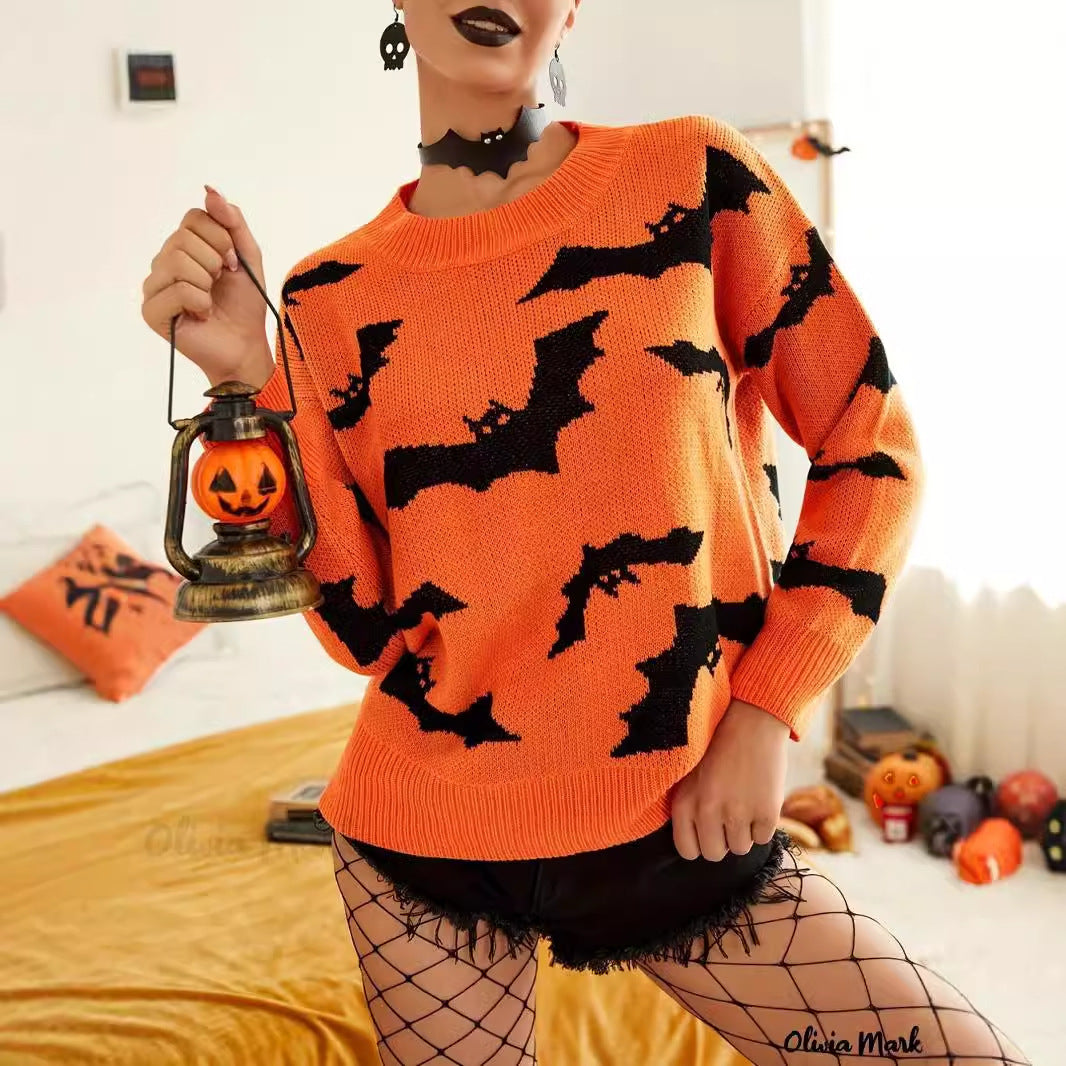 Halloween Brocade Sweater