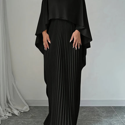 Women's Batwing Sleeve Dress Black
