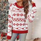 Knitted Christmas Sweater Red