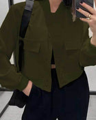 SS Button Down Jacket Army green