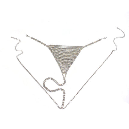 Women's Rhinestone Bikini Underwear Body Chains