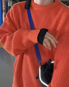 SS Loose Sweater Orange