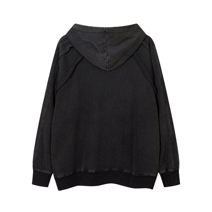 Men's Stitching Edging Hoodie