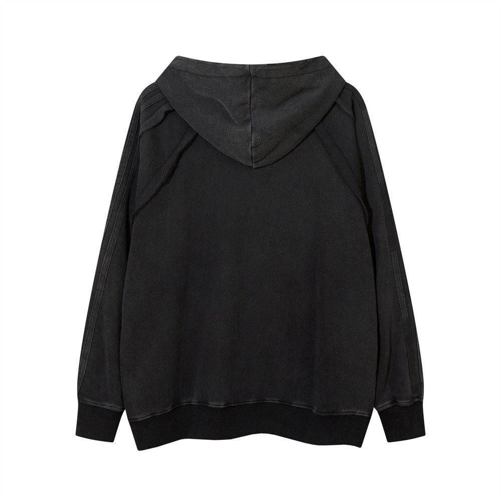 Men's Stitching Edging Hoodie