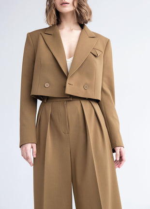 SS Short Blazer & Pants Set