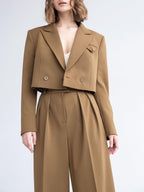 SS Short Blazer & Pants Set