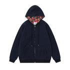 Men's Simple Hoodie dark blue