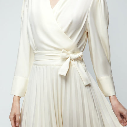 Women's Casual Commute Pleated Dress