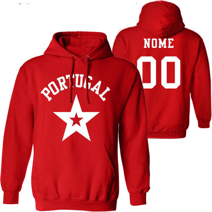 Men's Printed pullover sweater Red