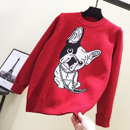Undershirt sweater top Red