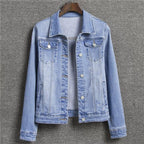 Casual Denim Jacket Light blue