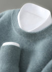 Gray Green Rounf Neck / M