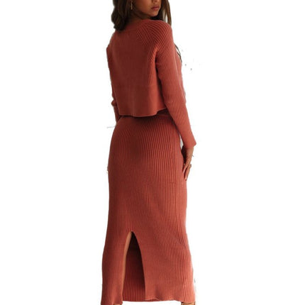 Women's Knitting Sweater Two Piece