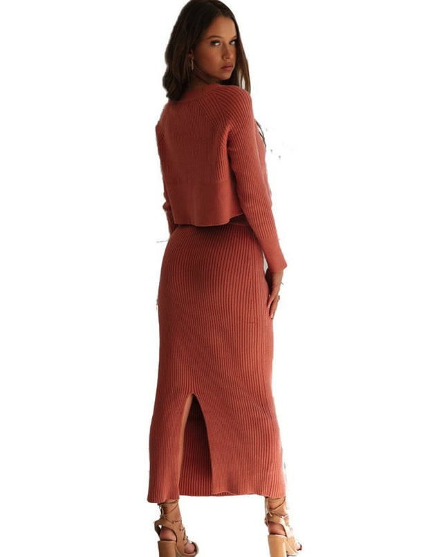 Women's Knitting Sweater Two Piece