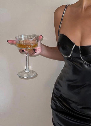 SS Leather Chain Dress