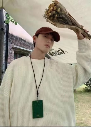 SS Loose Sweater White