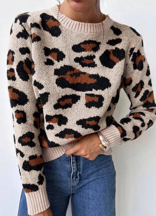 SS Leopard Print Sweater