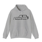 Men's Backyard Car Hoodie Grey