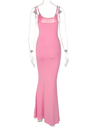 SS Strap Long Dress
