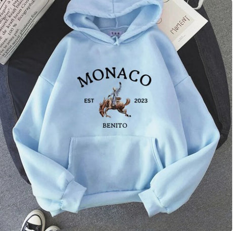 SS Monaco hoodie Light blue