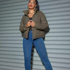 SS Short Padded Jacket Army green