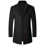 Autumn And Winter Casual Woollen Coat Men