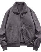 SS Men's Washed Jacket Dark Gray