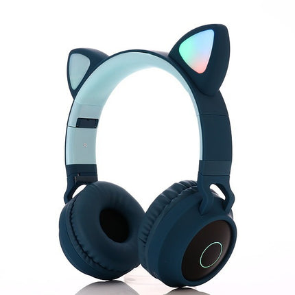 Cute Bluetooth 5.0 Headphone Stereo Wireless Headset green