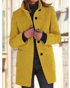 SS Women’s Winter Coat Yellow