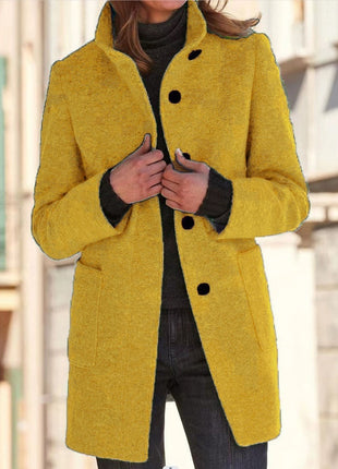 SS Women’s Winter Coat Yellow